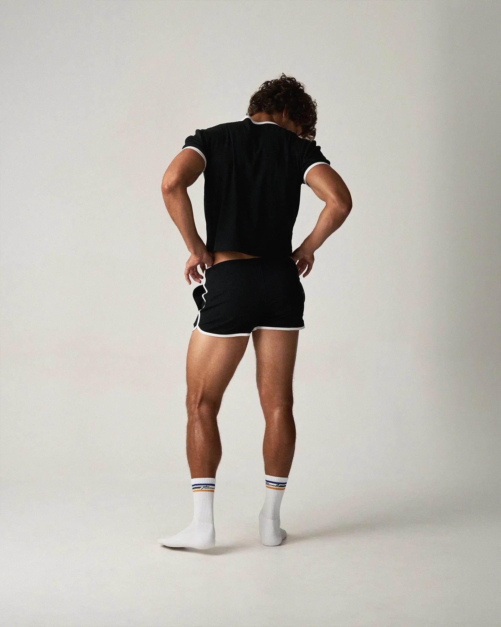 Teamm8 M.V.P. Retro Cropped Tee - Jet sold by Underwear Expert product image thumbnail 3