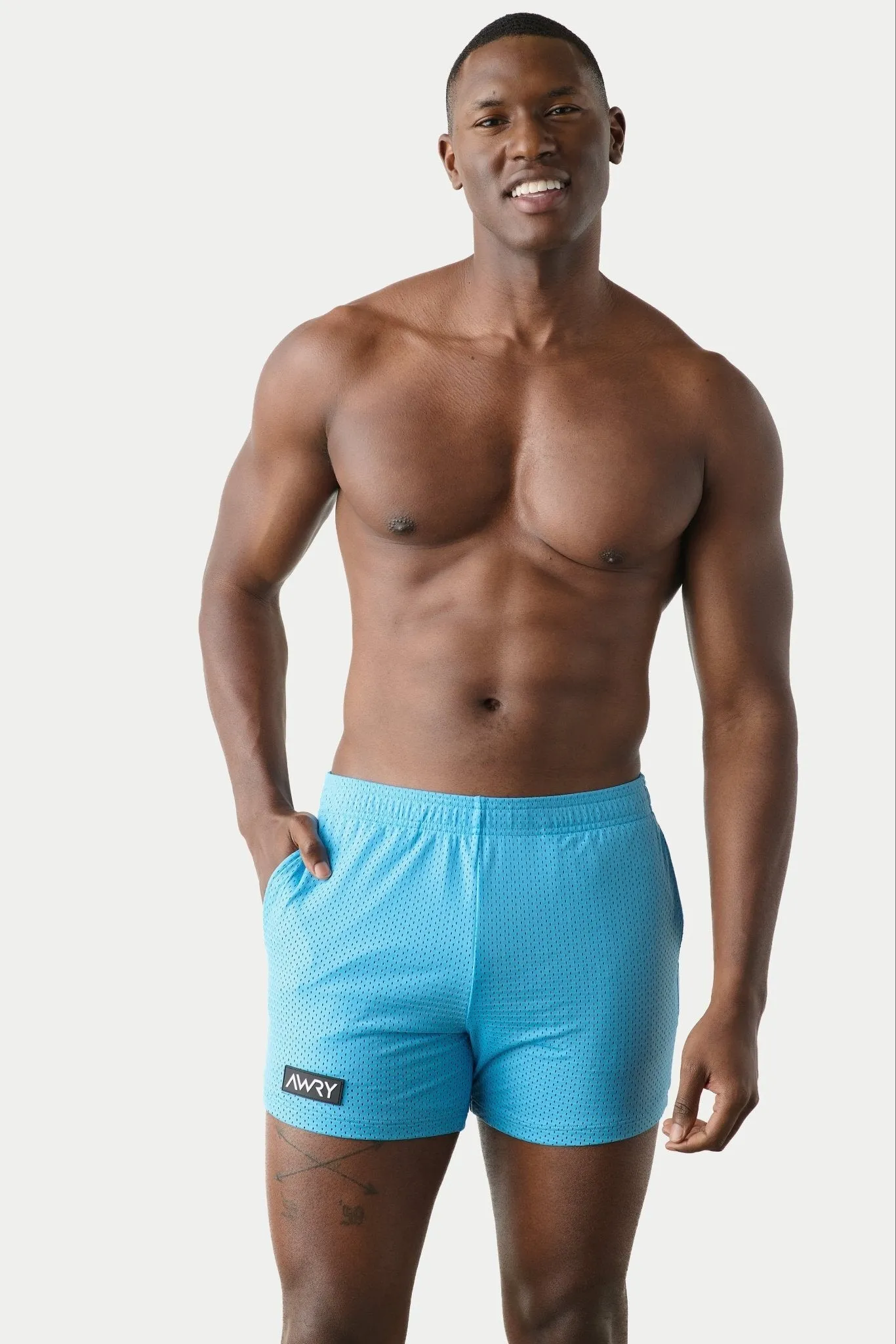 Awry Varsity Shorts Blue sold by Underwear Expert