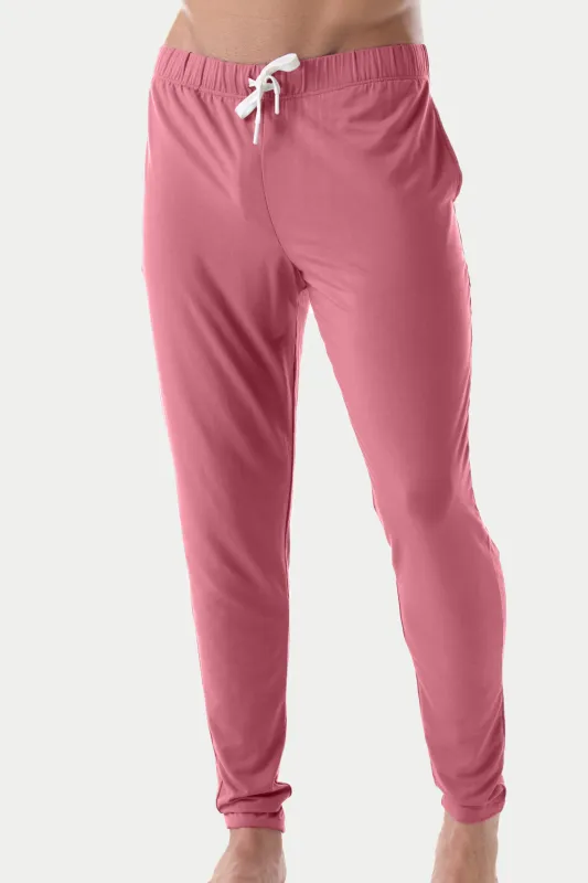 Awry Cloud Lounge Pants Blush Red made by Underwear Expert