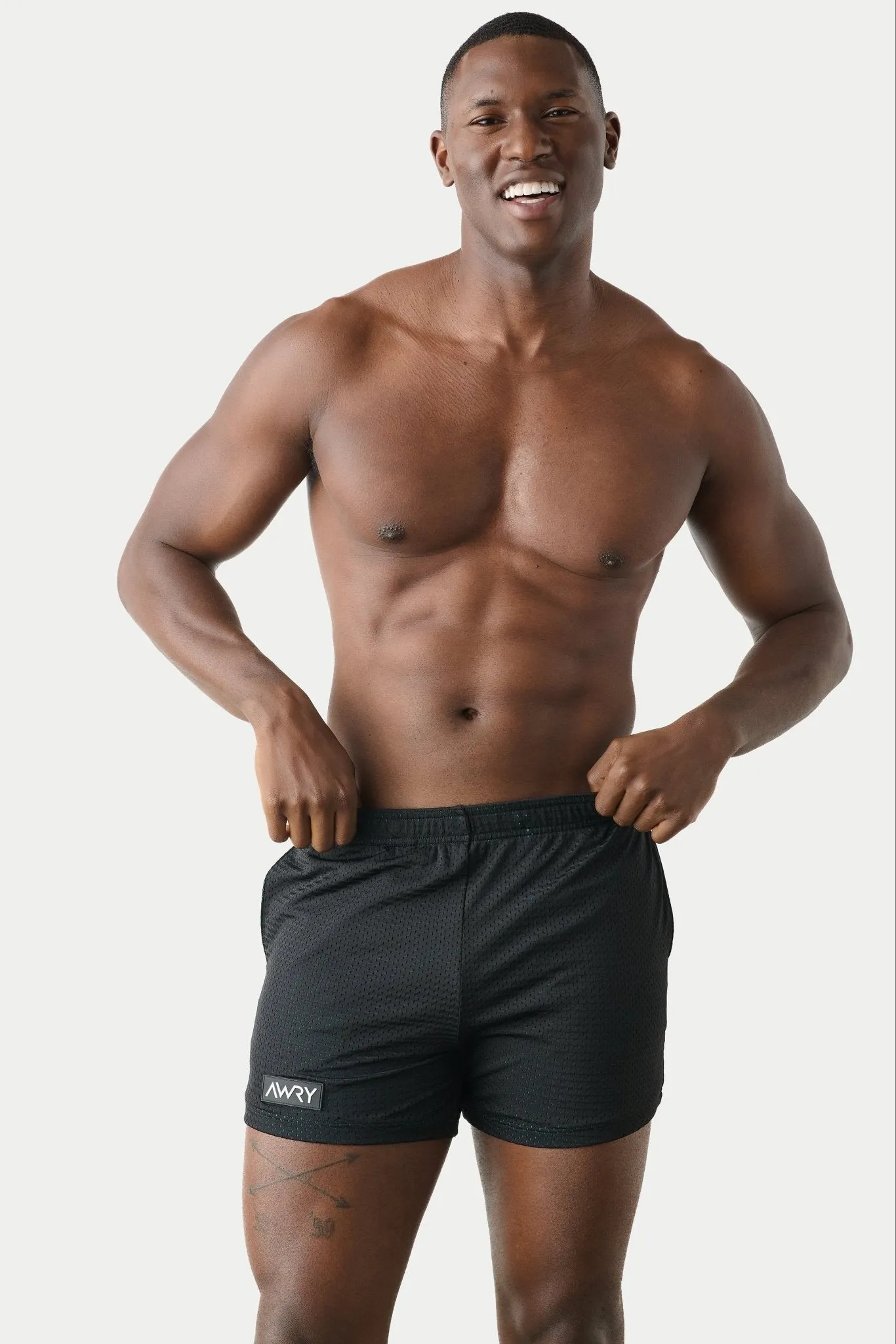 Awry Varsity Shorts Black & Teal sold by Underwear Expert product image thumbnail 4