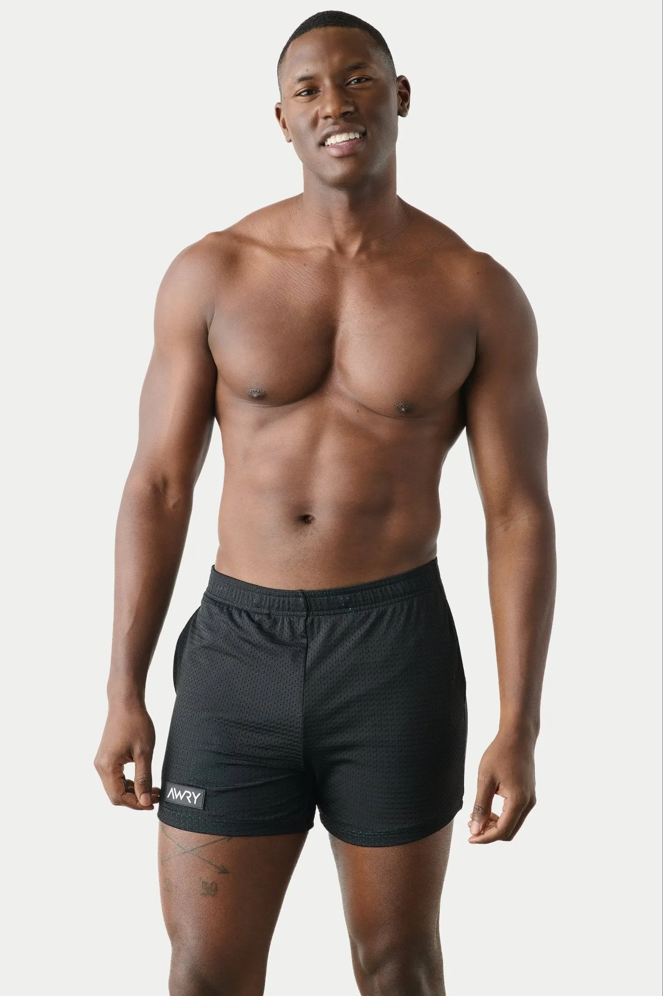 Awry Varsity Shorts Black & Teal sold by Underwear Expert