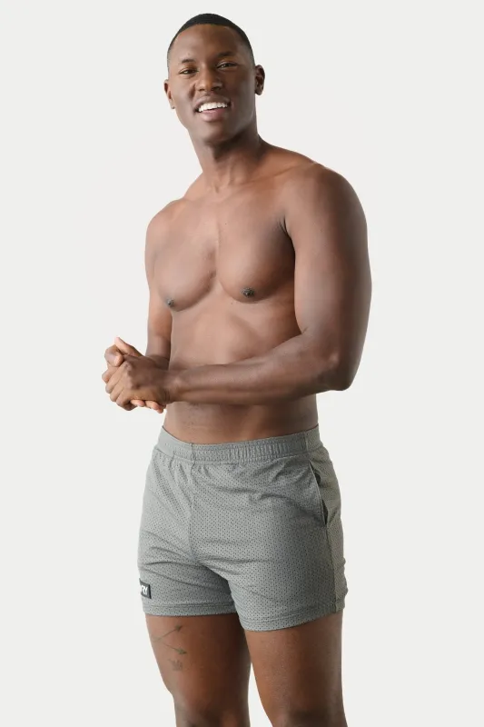 Awry Varsity Shorts Gray made by Underwear Expert