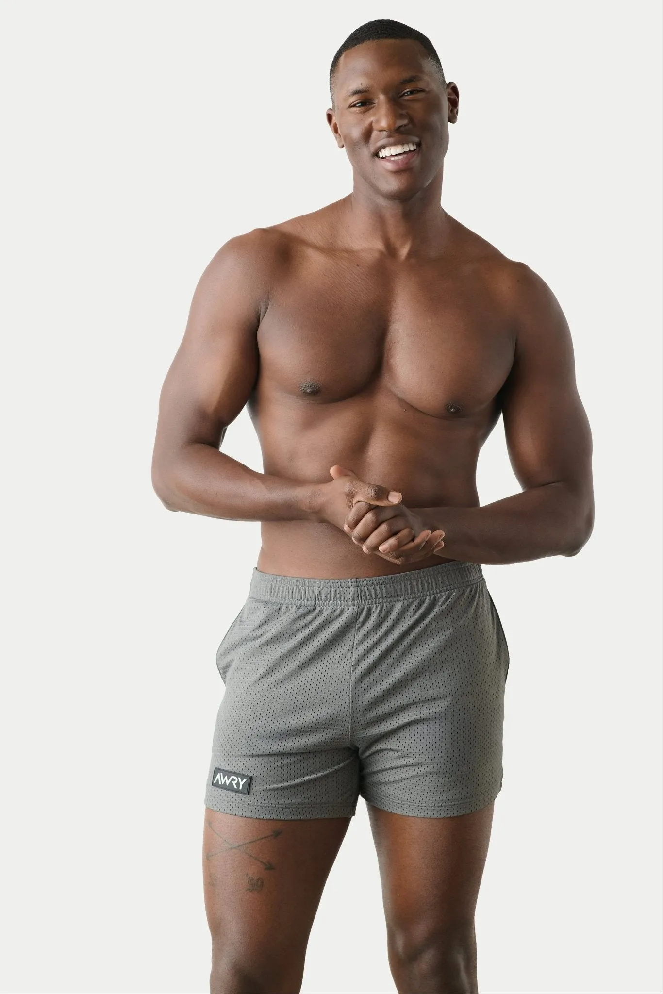 Awry Varsity Shorts Gray sold by Underwear Expert product image thumbnail 3