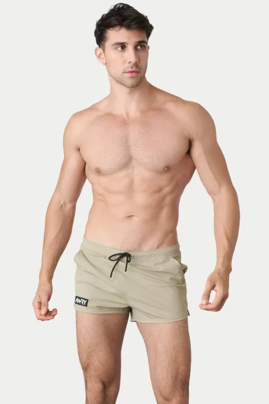 Awry Hybrid Shorts Beige made by Underwear Expert