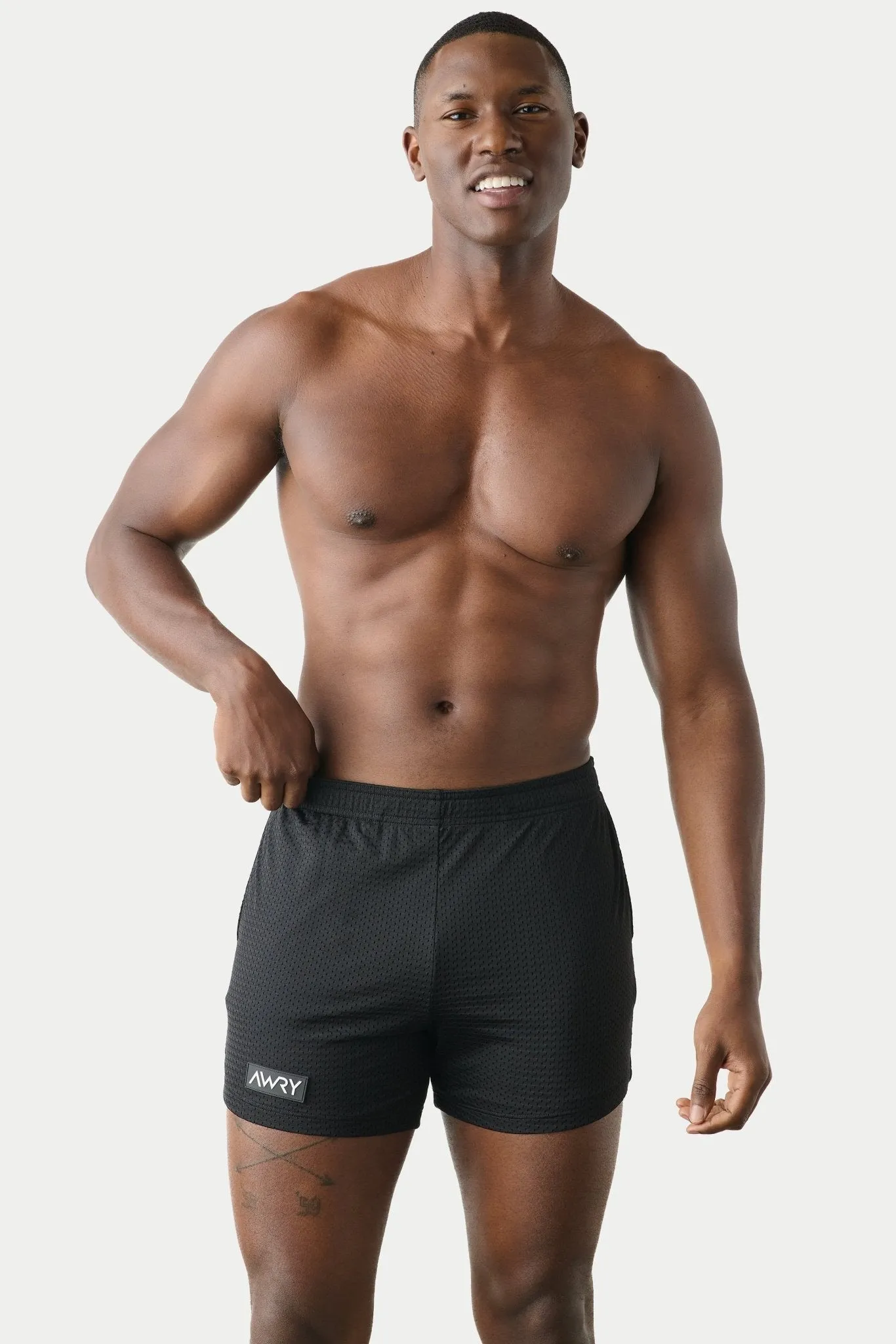 Awry Varsity Shorts Black sold by Underwear Expert