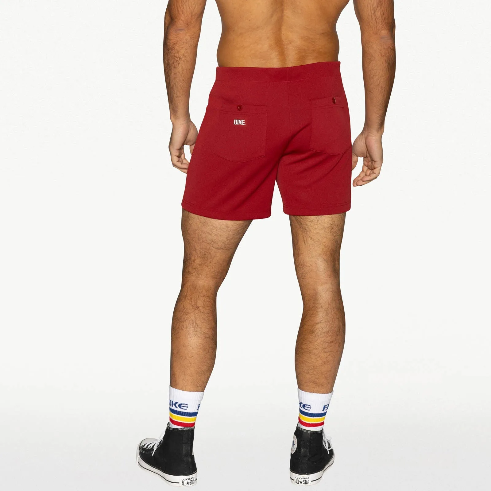 Bike Athletic Coaches Short 5" Inseam Red sold by Underwear Expert product image thumbnail 5