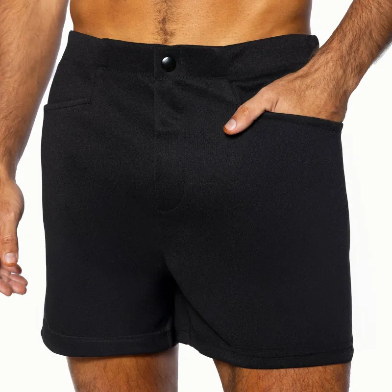Bike Athletic Coaches Short 5" Inseam Black made by Bike Athletic
