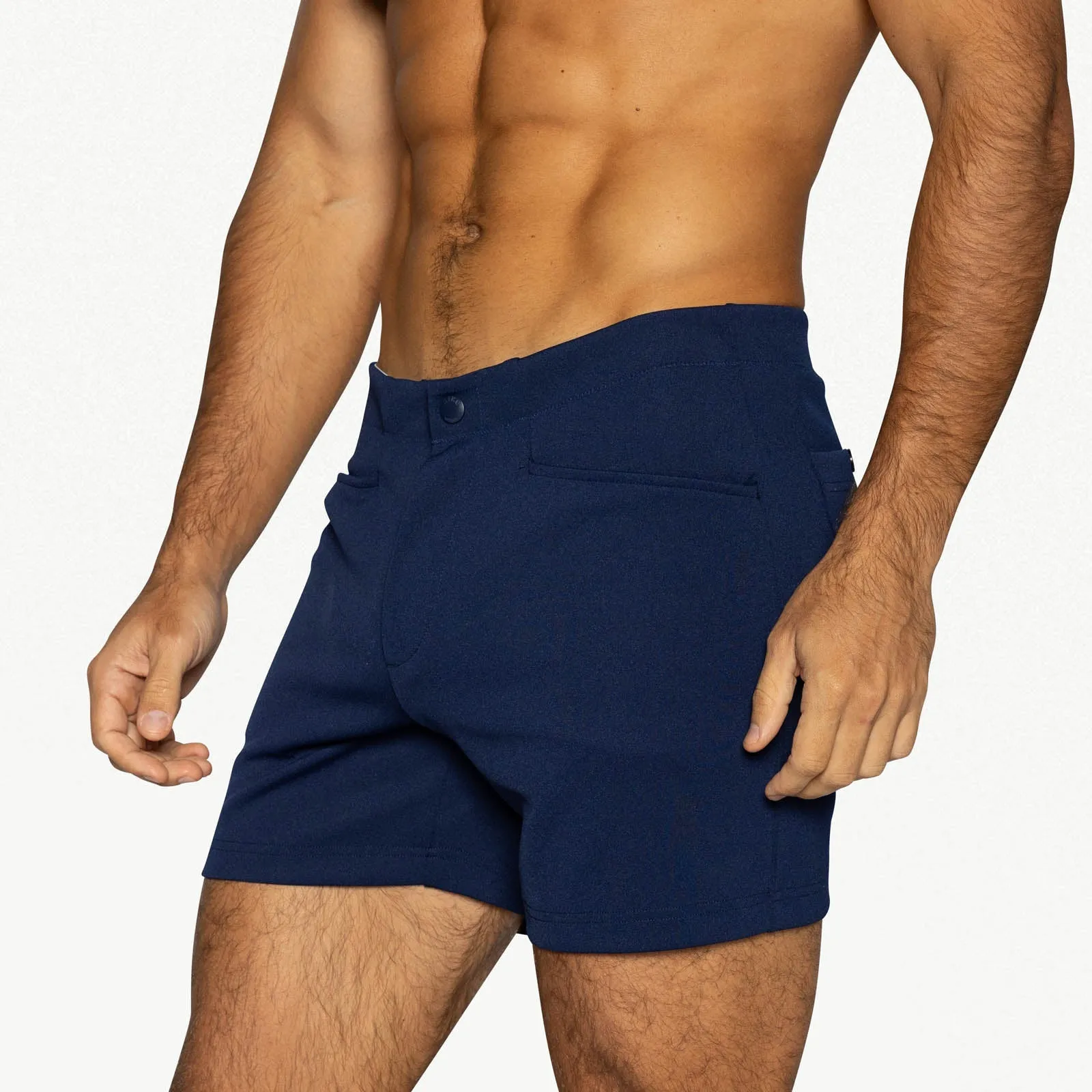 Bike Athletic Coaches Short 5" Inseam Navy sold by Underwear Expert product image thumbnail 2