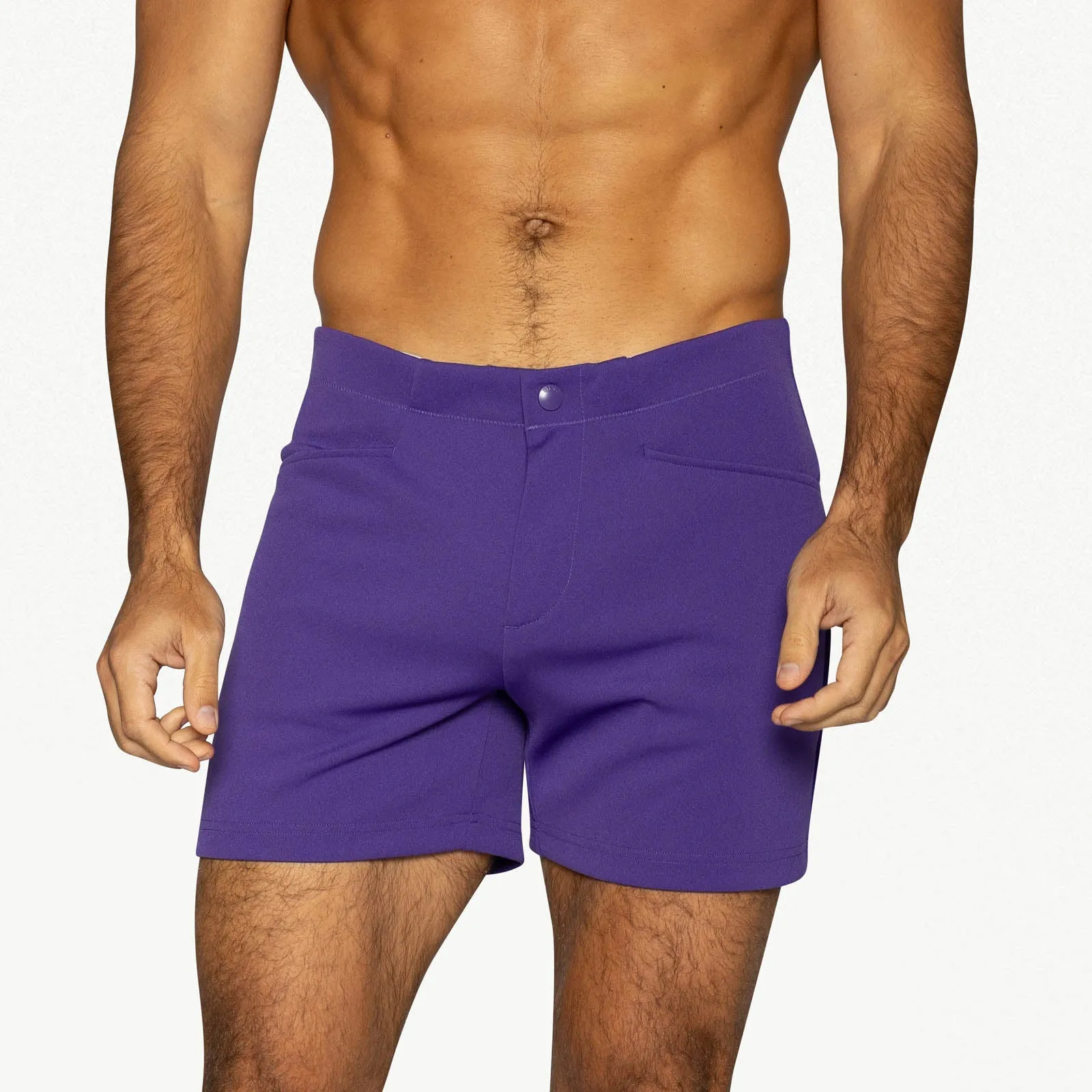 Bike Athletic Coaches Short 5" Inseam Purple sold by Underwear Expert product image thumbnail 2