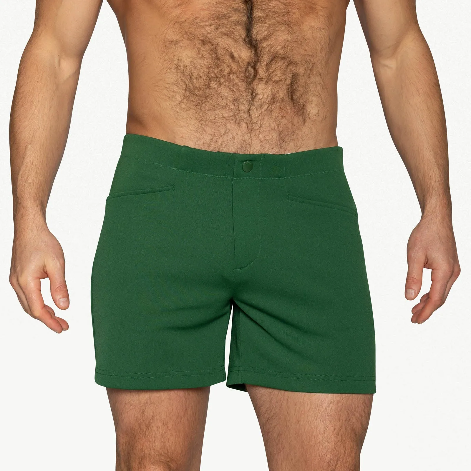 Bike Athletic Coaches Short 5" Inseam Green sold by Underwear Expert