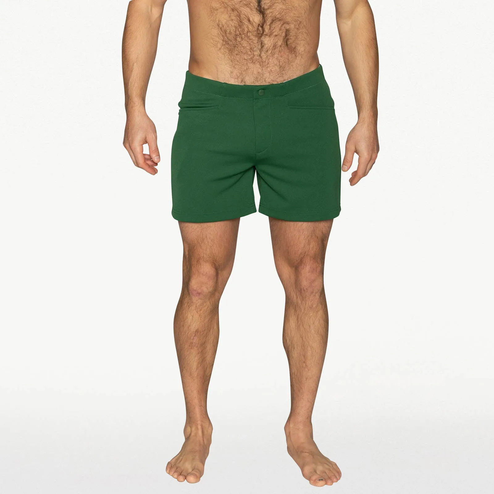 Bike Athletic Coaches Short 5" Inseam Green sold by Underwear Expert product image thumbnail 4