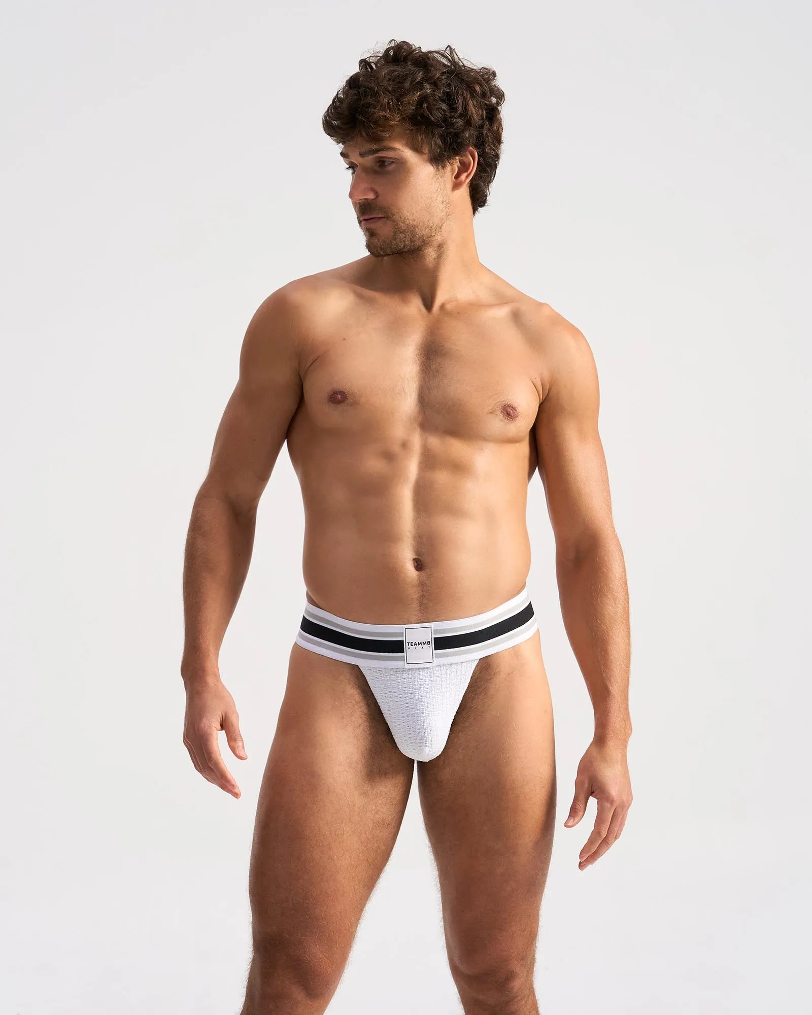 Teamm8 Locker Room Thong - Chalk sold by Underwear Expert