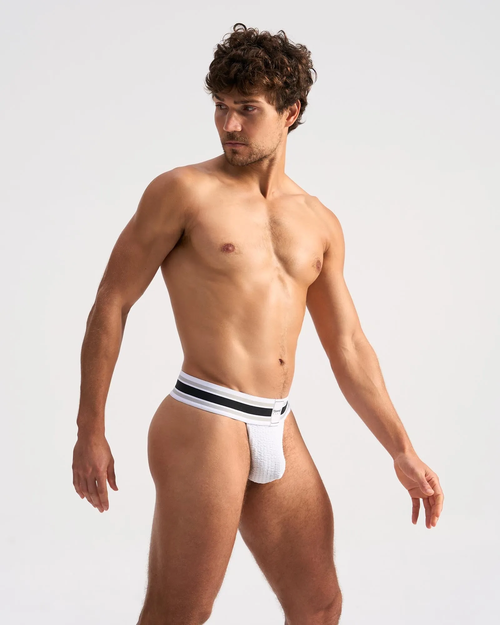 Teamm8 Locker Room Thong - Chalk sold by Underwear Expert product image thumbnail 3