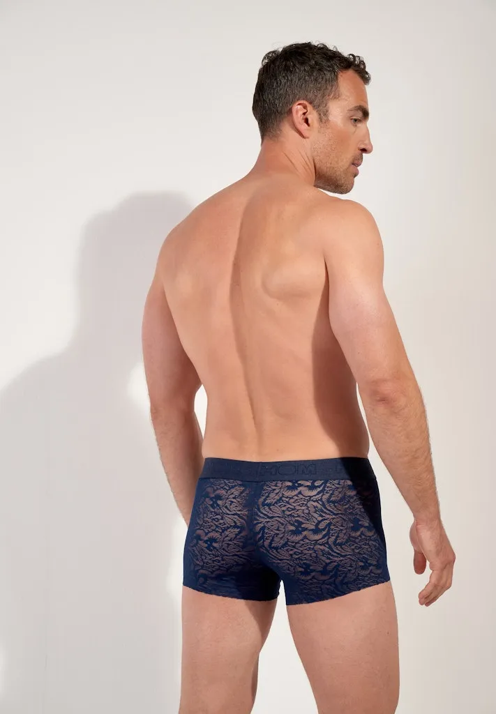 HOM Free Cut Lace Trunk Navy sold by Underwear Expert product image thumbnail 3