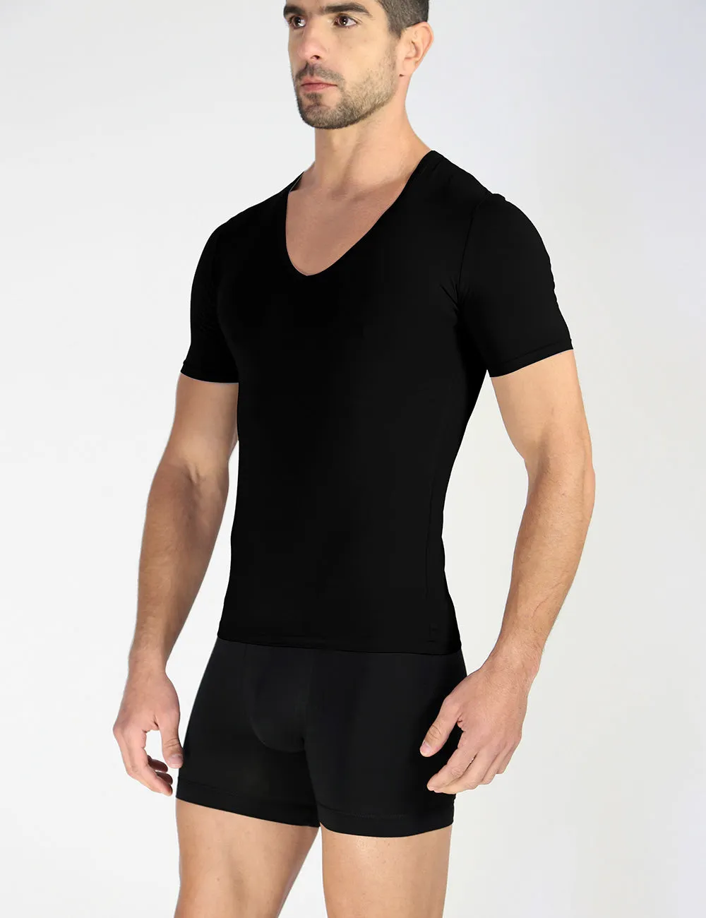 Rounderbum Deep V-Neck T-Shirt 2-Pack sold by Underwear Expert product image thumbnail 2