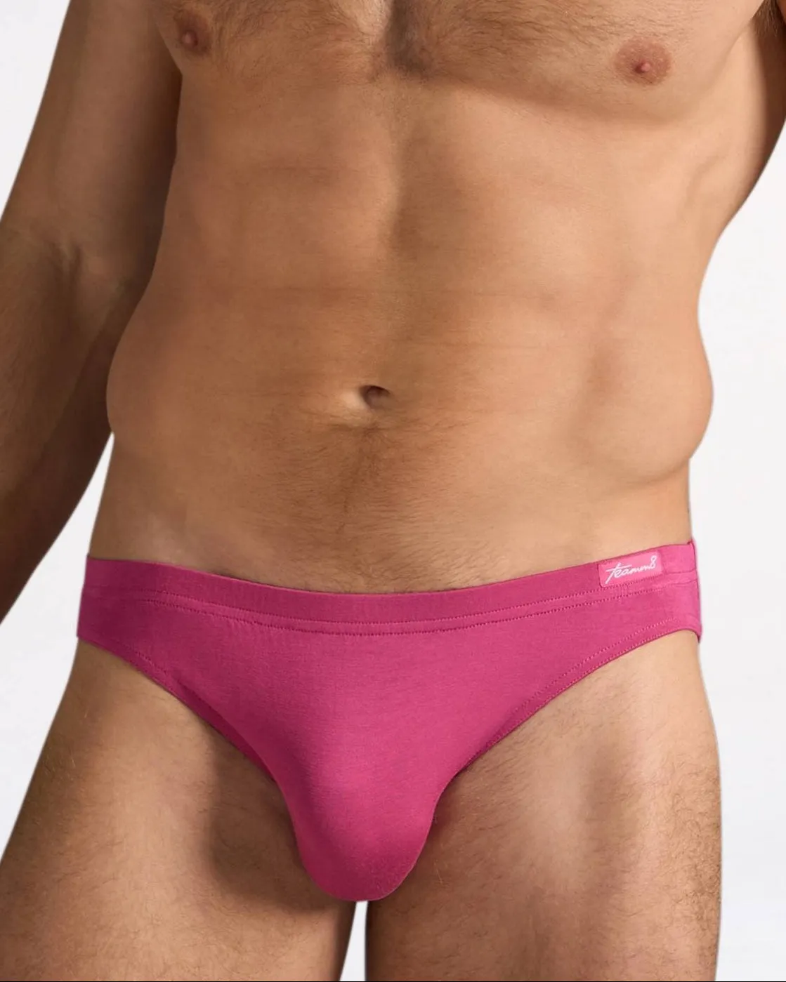 Teamm8 Body Bamboo Bikini Brief Bordeaux sold by Underwear Expert