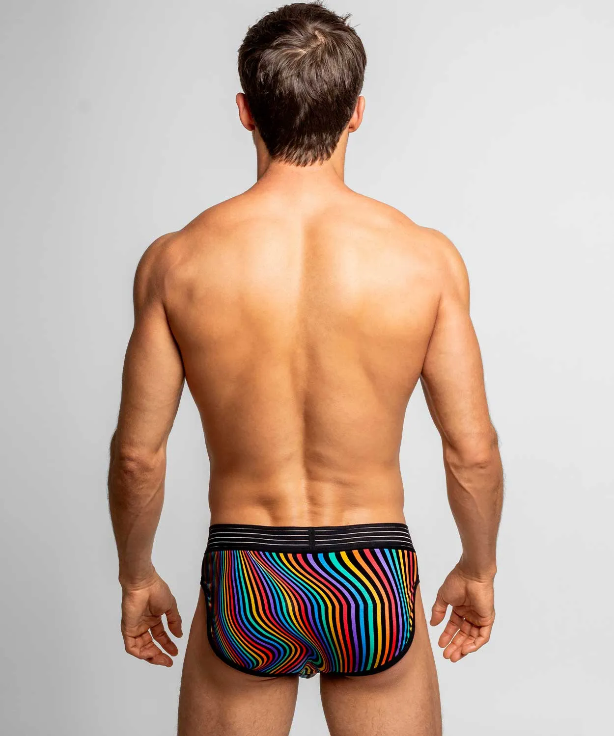 Rounderbum Waveform Pride Padded Brief + Smart Package Cup sold by Underwear Expert product image thumbnail 2