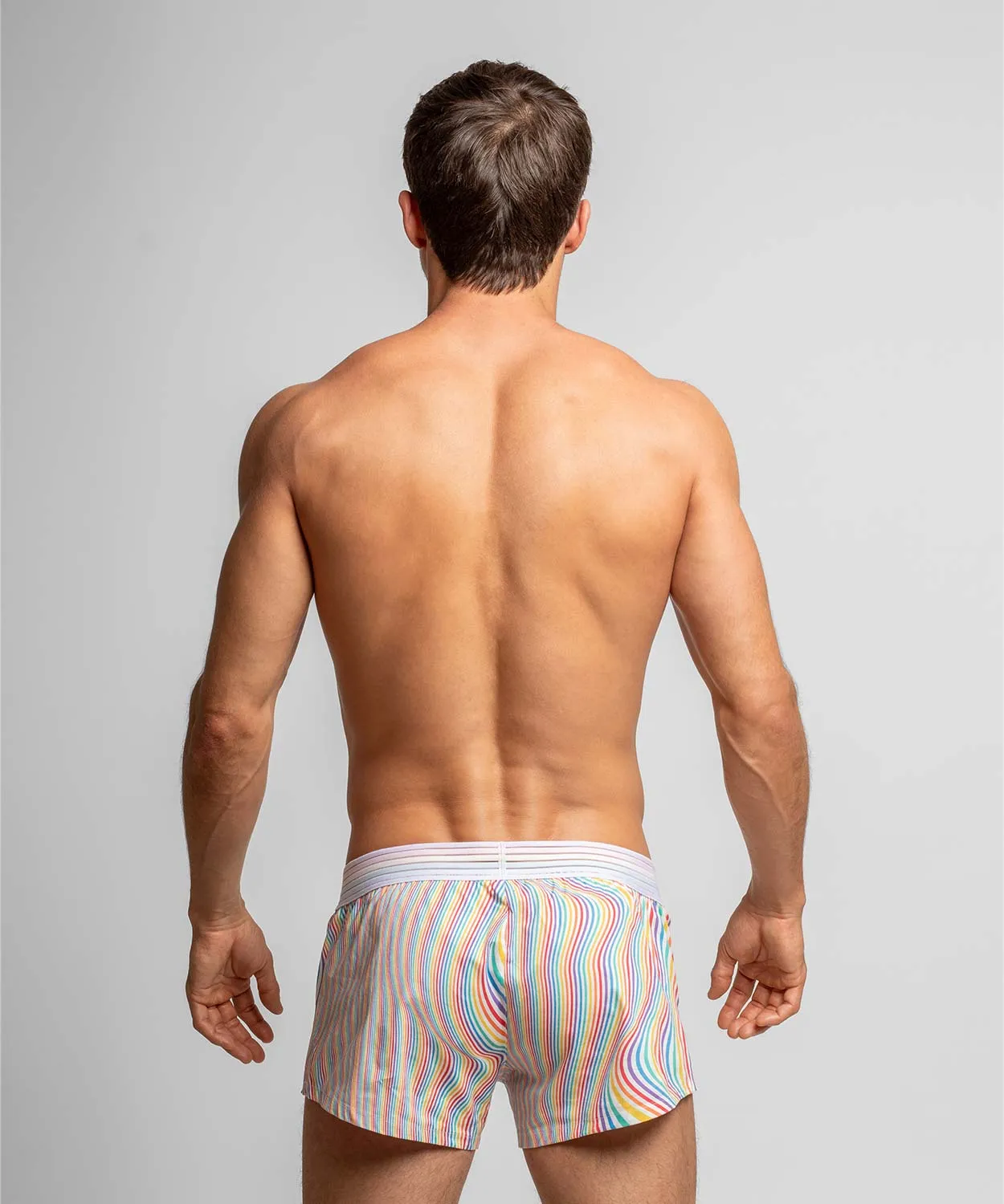 Rounderbum Waveform Pride Lift Boxer sold by Underwear Expert product image thumbnail 3