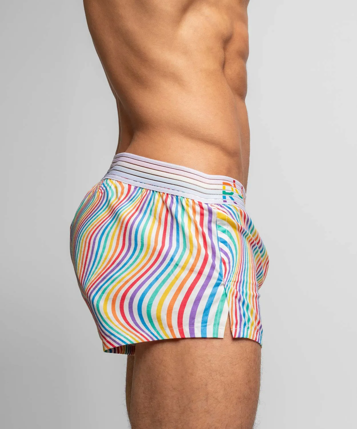 Rounderbum Waveform Pride Lift Boxer sold by Underwear Expert product image thumbnail 2