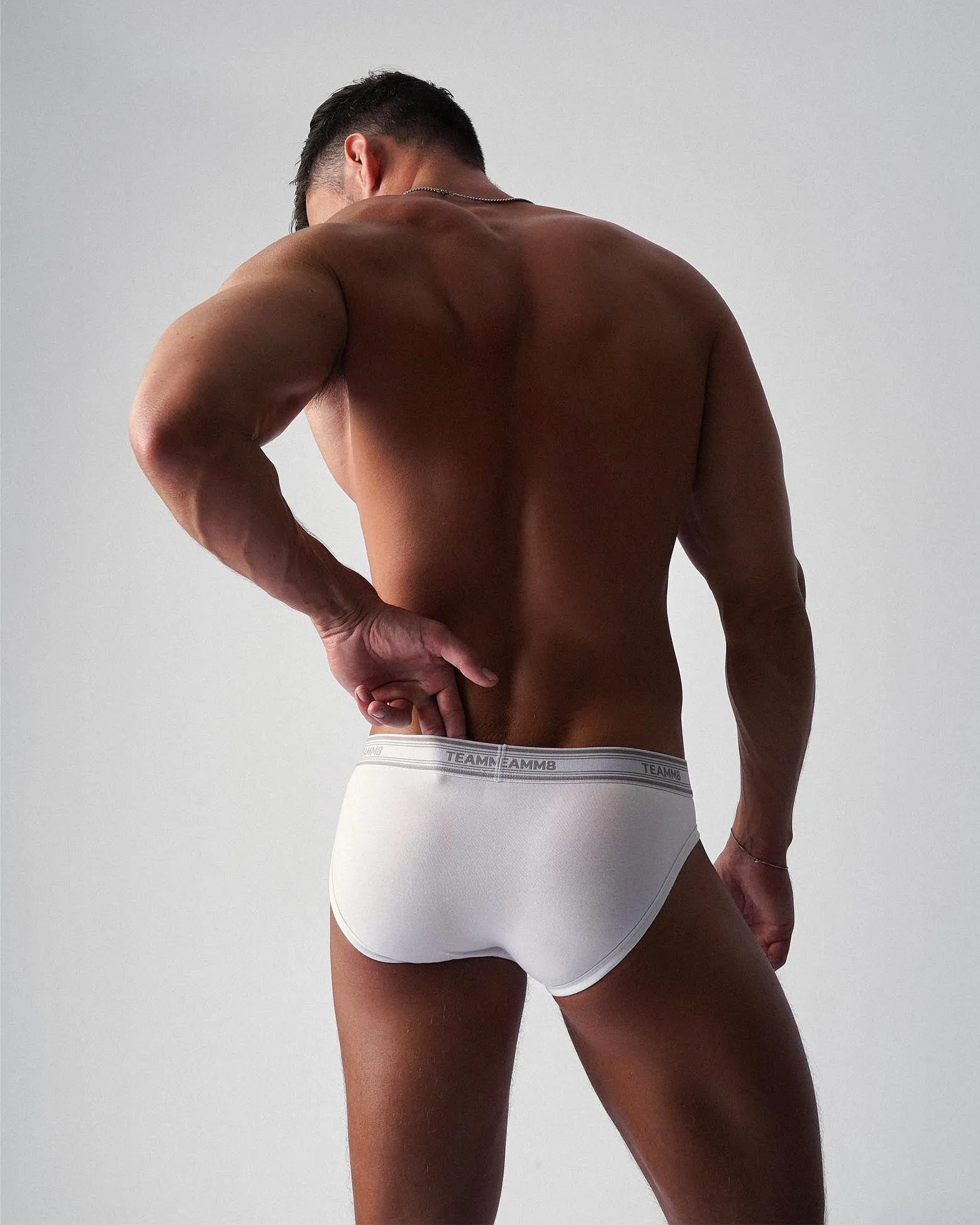 Teamm8 New Cotton Classic Brief White sold by Underwear Expert product image thumbnail 2