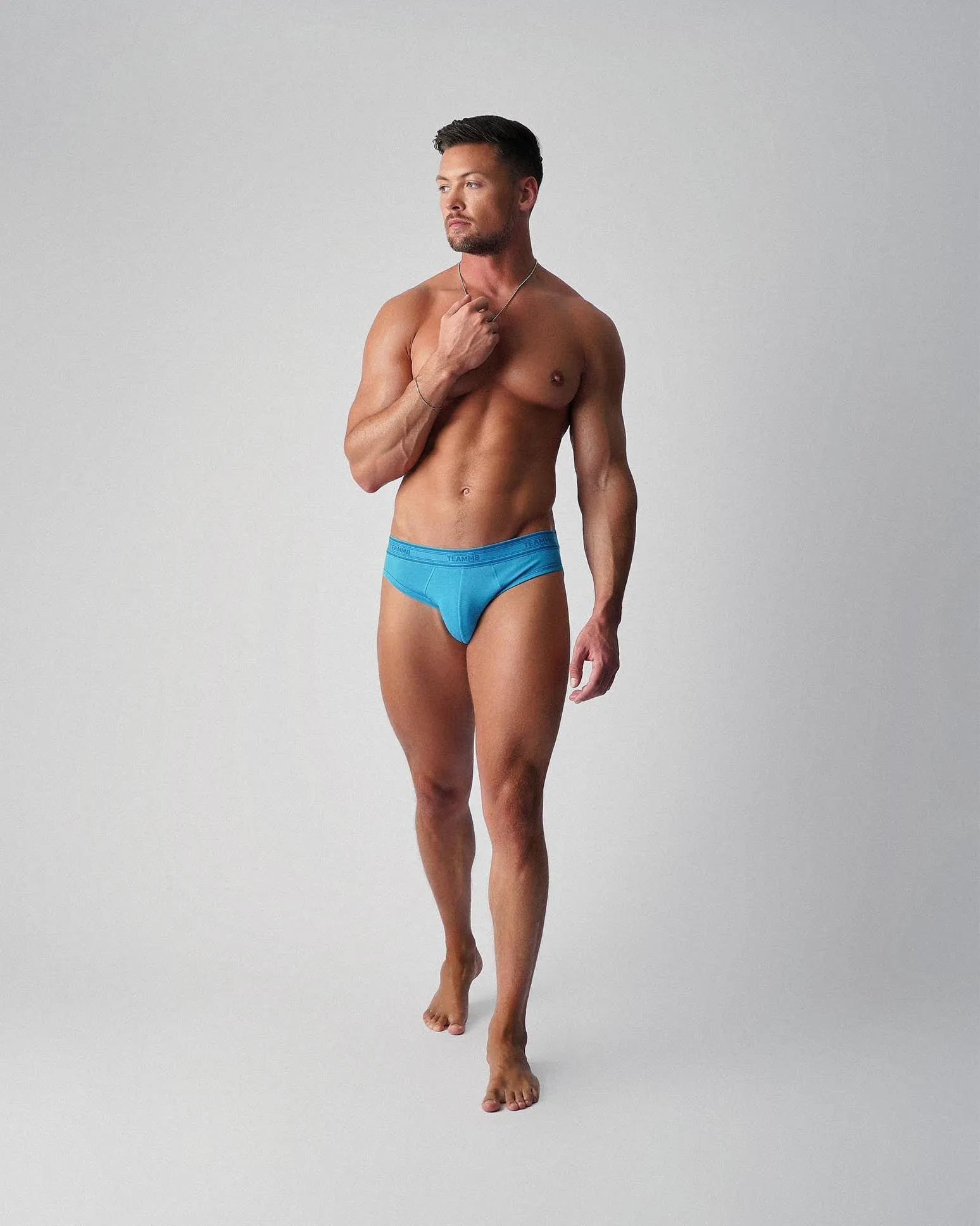 Teamm8 New Cotton Classic Brief Cerulean sold by Underwear Expert product image thumbnail 4