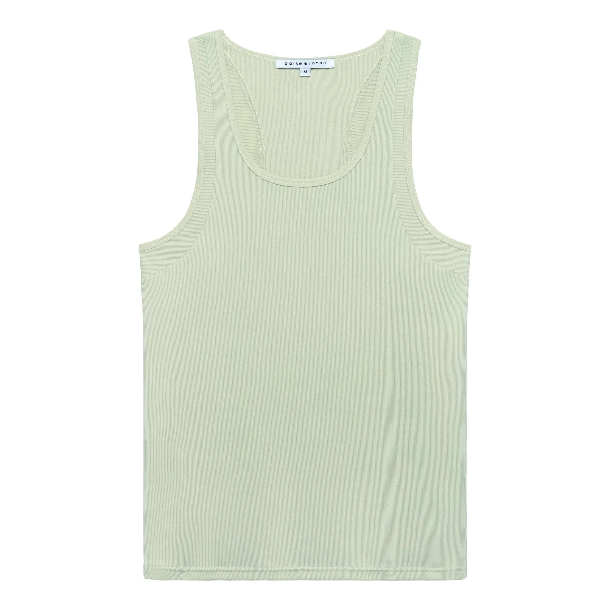 Parke & Ronen Sage Beach Walk Rib Tank sold by Underwear Expert product image thumbnail 5