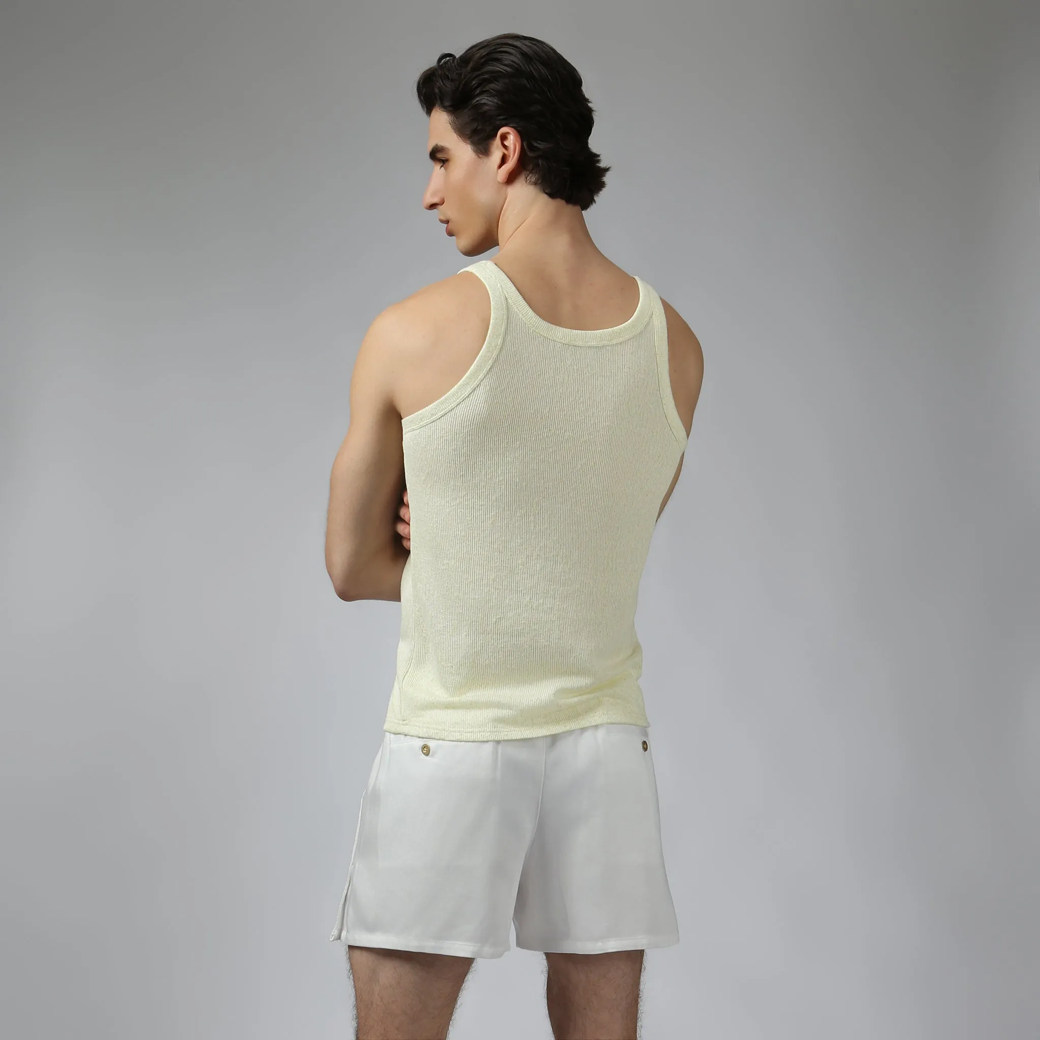 Parke & Ronen Key Lime Pointillist Roxy Tank sold by Underwear Expert product image thumbnail 3