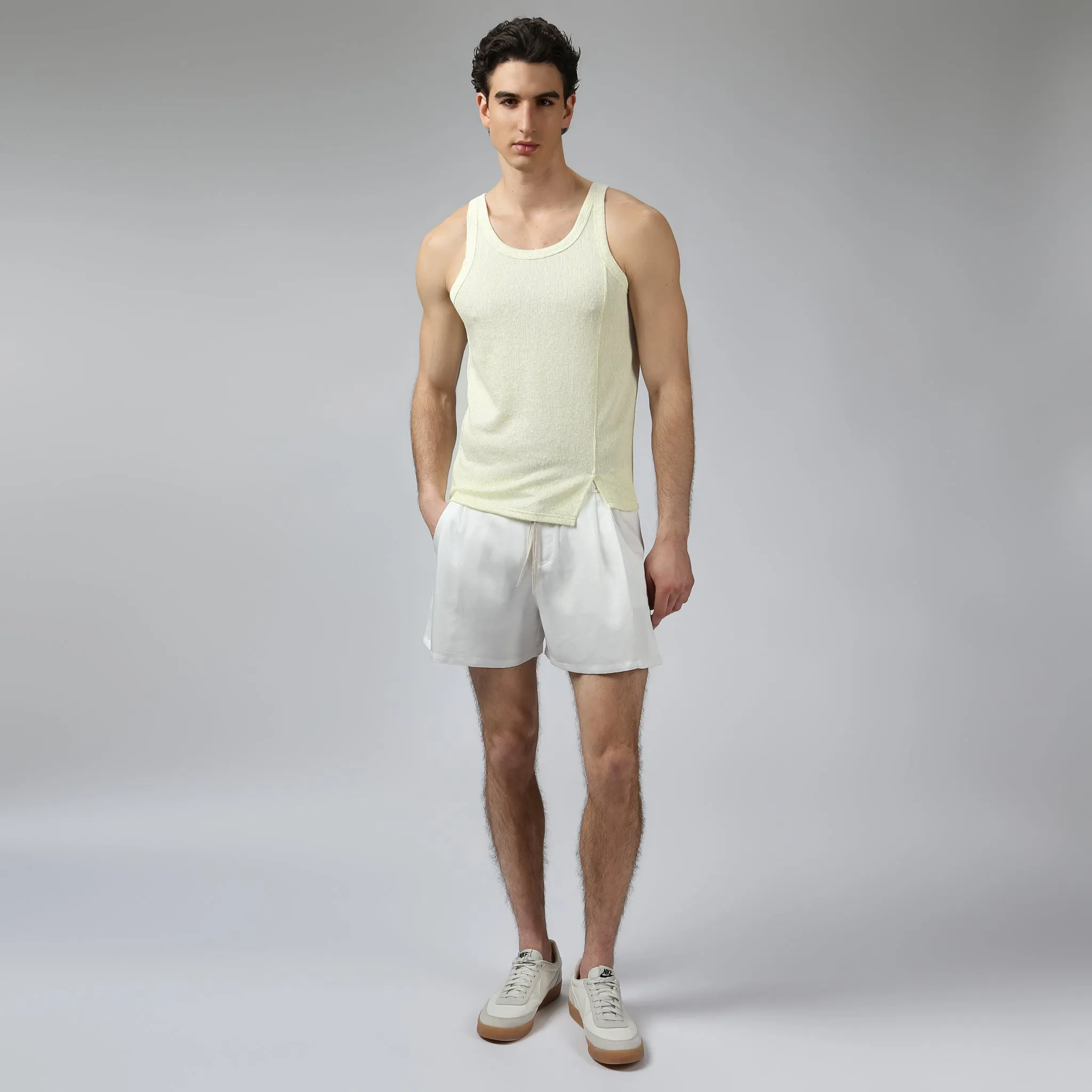 Parke & Ronen Key Lime Pointillist Roxy Tank sold by Underwear Expert product image thumbnail 4
