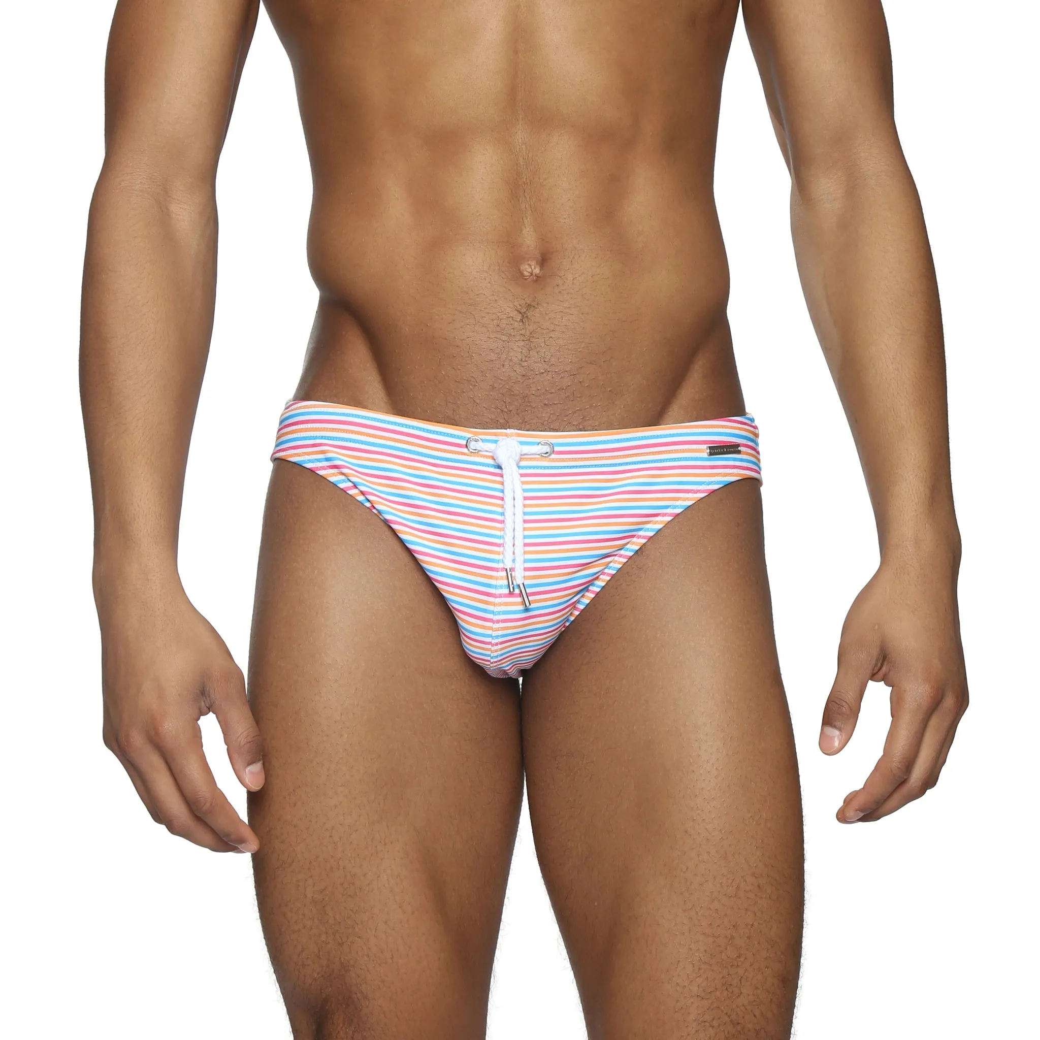 Parke & Ronen Gelato Pinline Printed Blade Swim Bikini Brief sold by Underwear Expert
