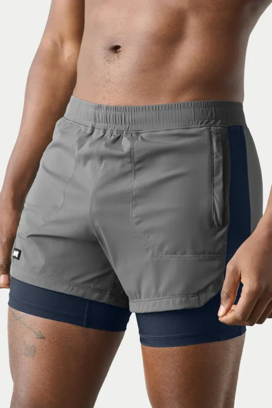 Awry Flex Short V2 - Anchor Gray made by Underwear Expert