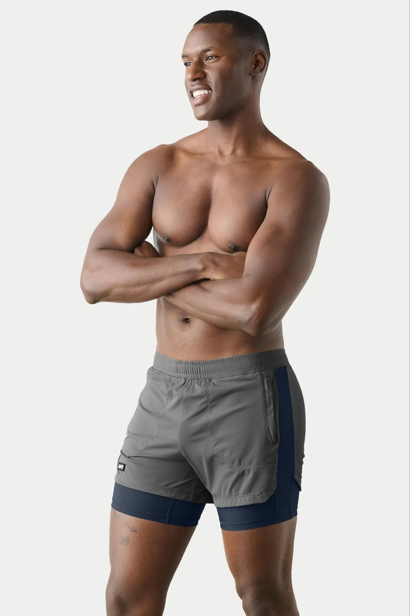 Awry Flex Short V2 - Anchor Gray sold by Underwear Expert product image thumbnail 5