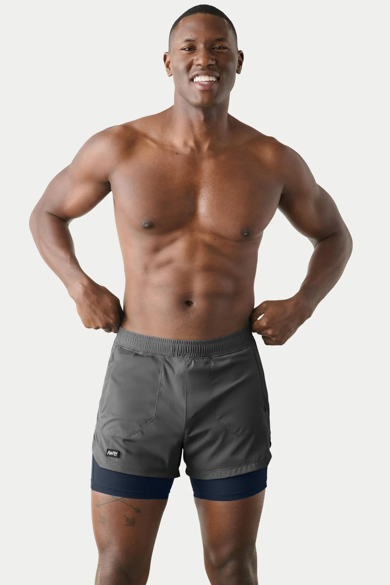 Awry Flex Short V2 - Anchor Gray sold by Underwear Expert product image thumbnail 4