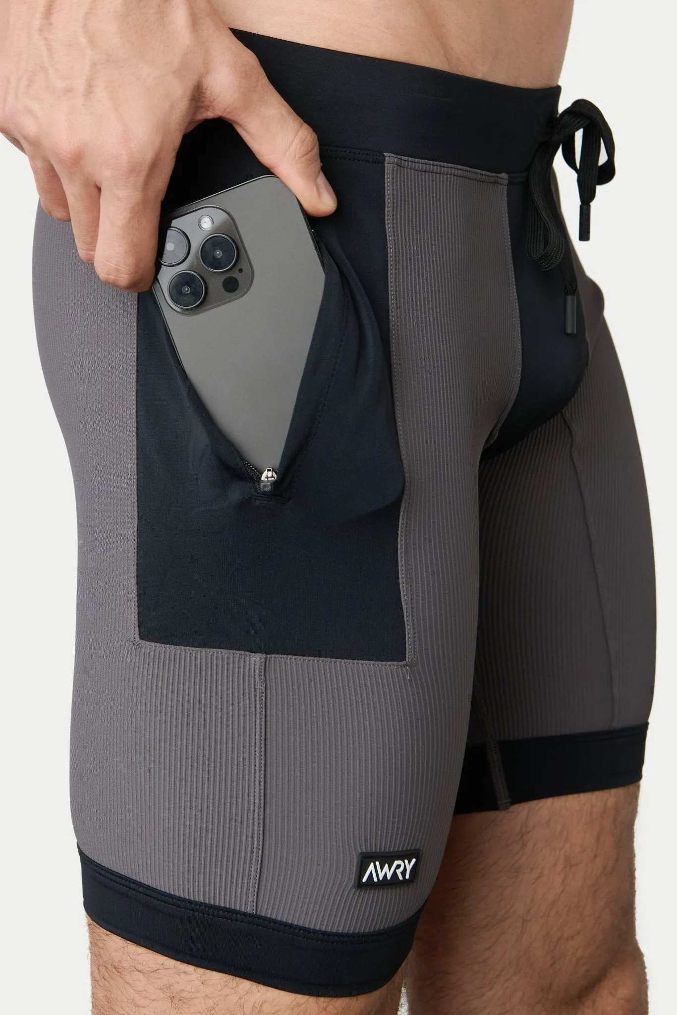Awry Sprint Half-Tights V2 - Gray sold by Underwear Expert product image thumbnail 2