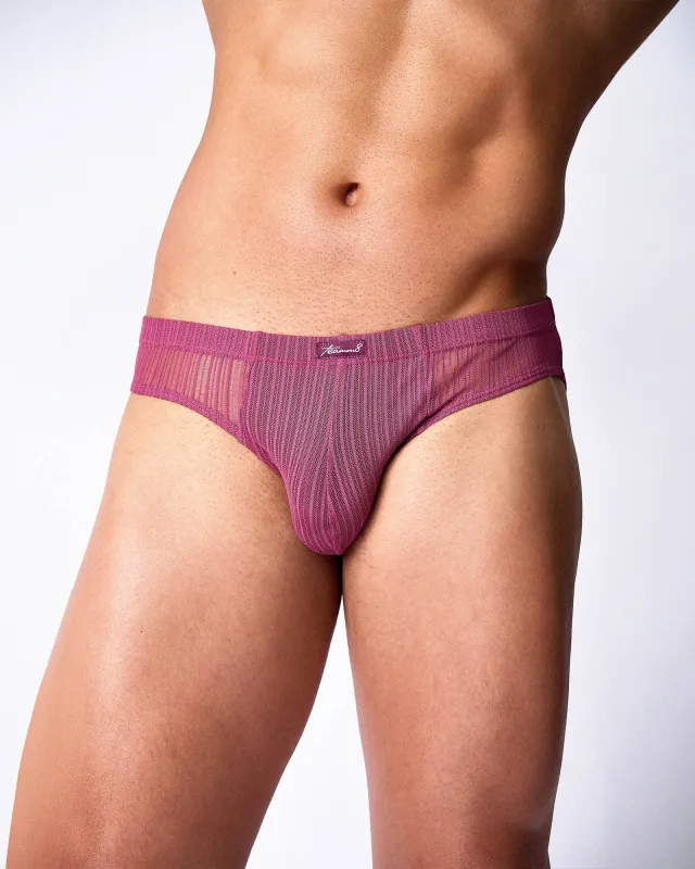 Teamm8 Romeo Sheer Bikini Brief - Dusk made by Underwear Expert