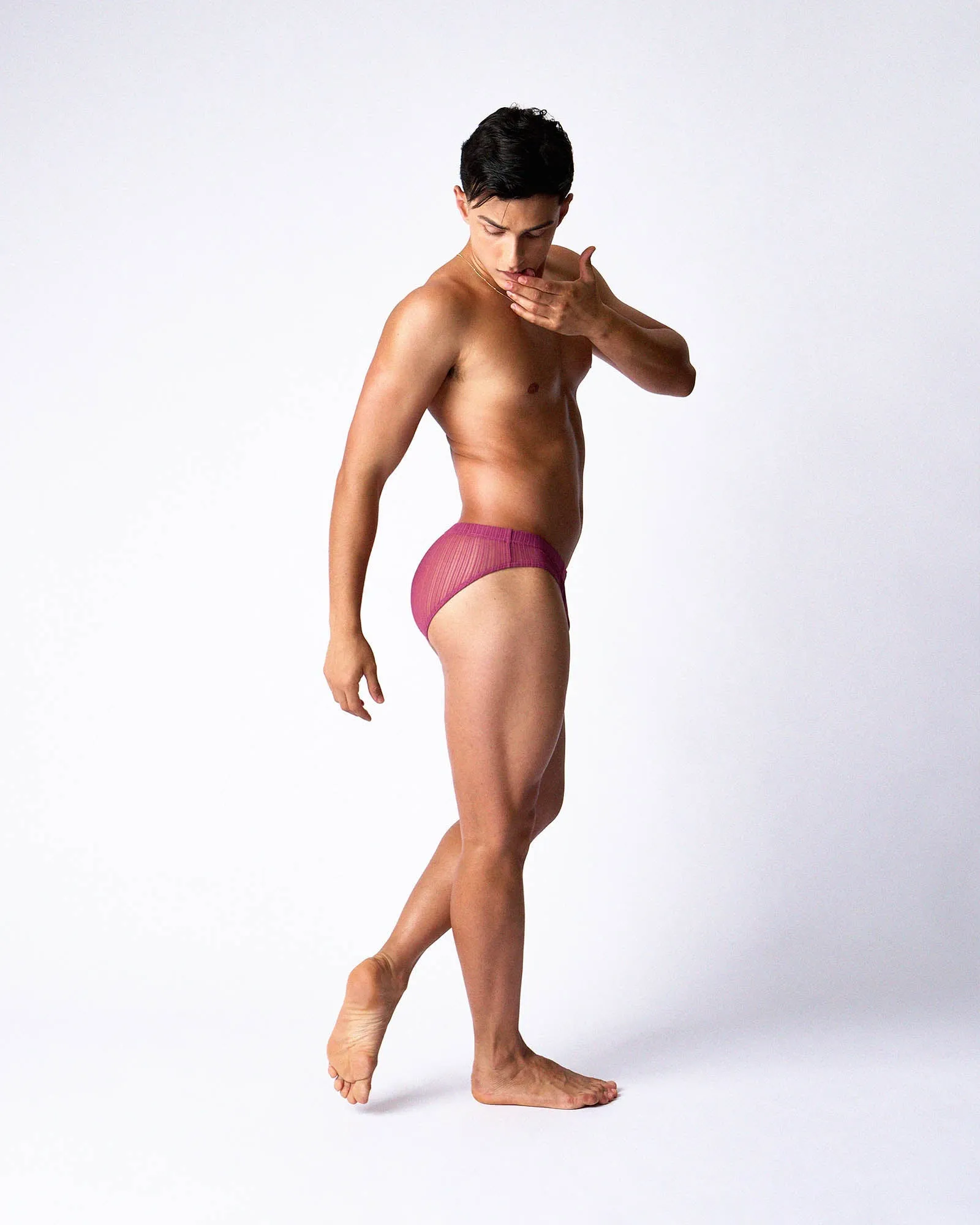 Teamm8 Romeo Sheer Bikini Brief - Dusk sold by Underwear Expert product image thumbnail 5