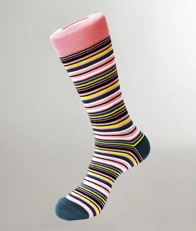 Unsimply Stitched Los Angeles Stripe Sock made by Underwear Expert