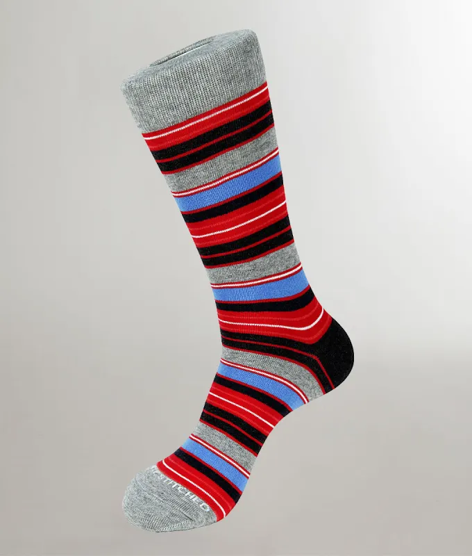 Unsimply Stitched Malibu Stripe Sock made by Underwear Expert