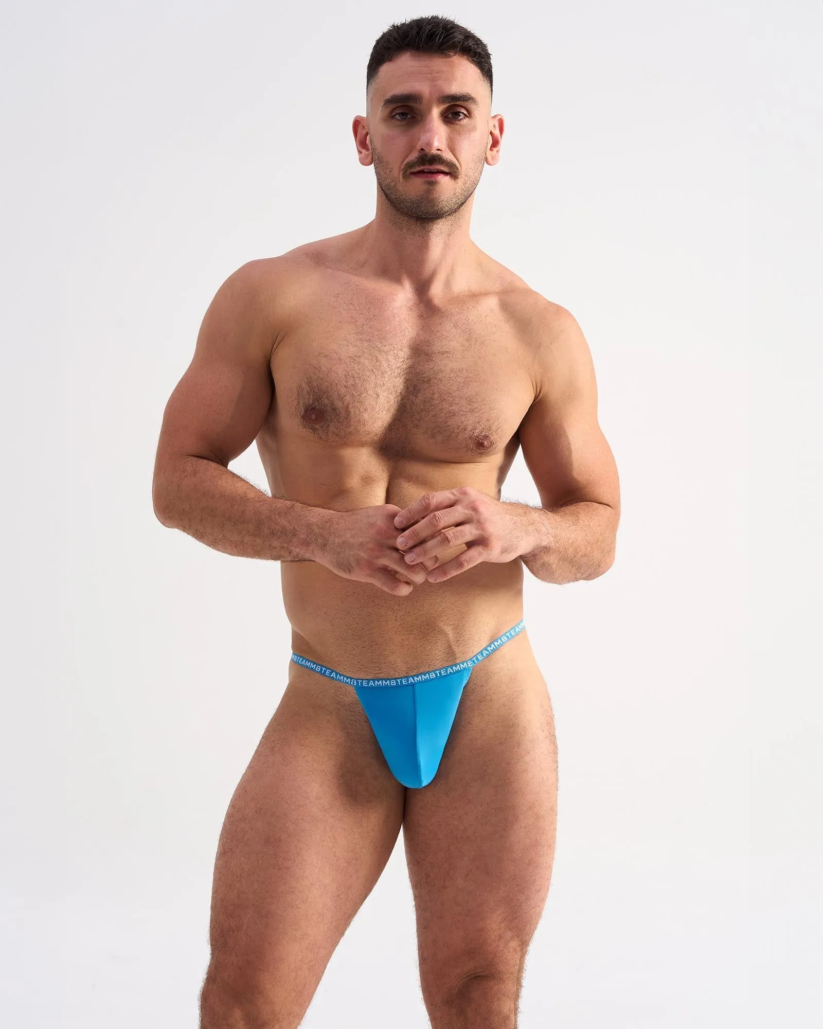 Teamm8 Glide Men's Recycled Micro Thong - Aero sold by Underwear Expert