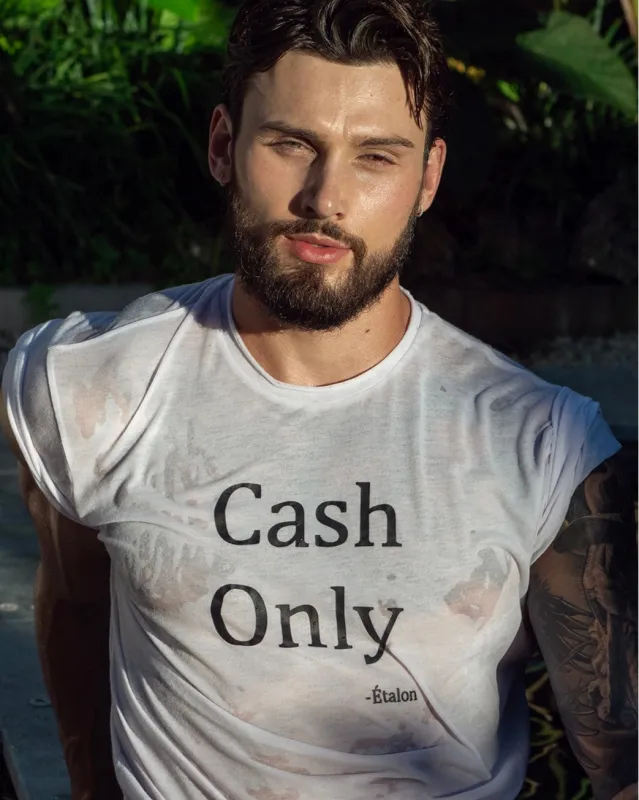 Etalon by Steve Canar Cash Only Premium Tee made by Underwear Expert