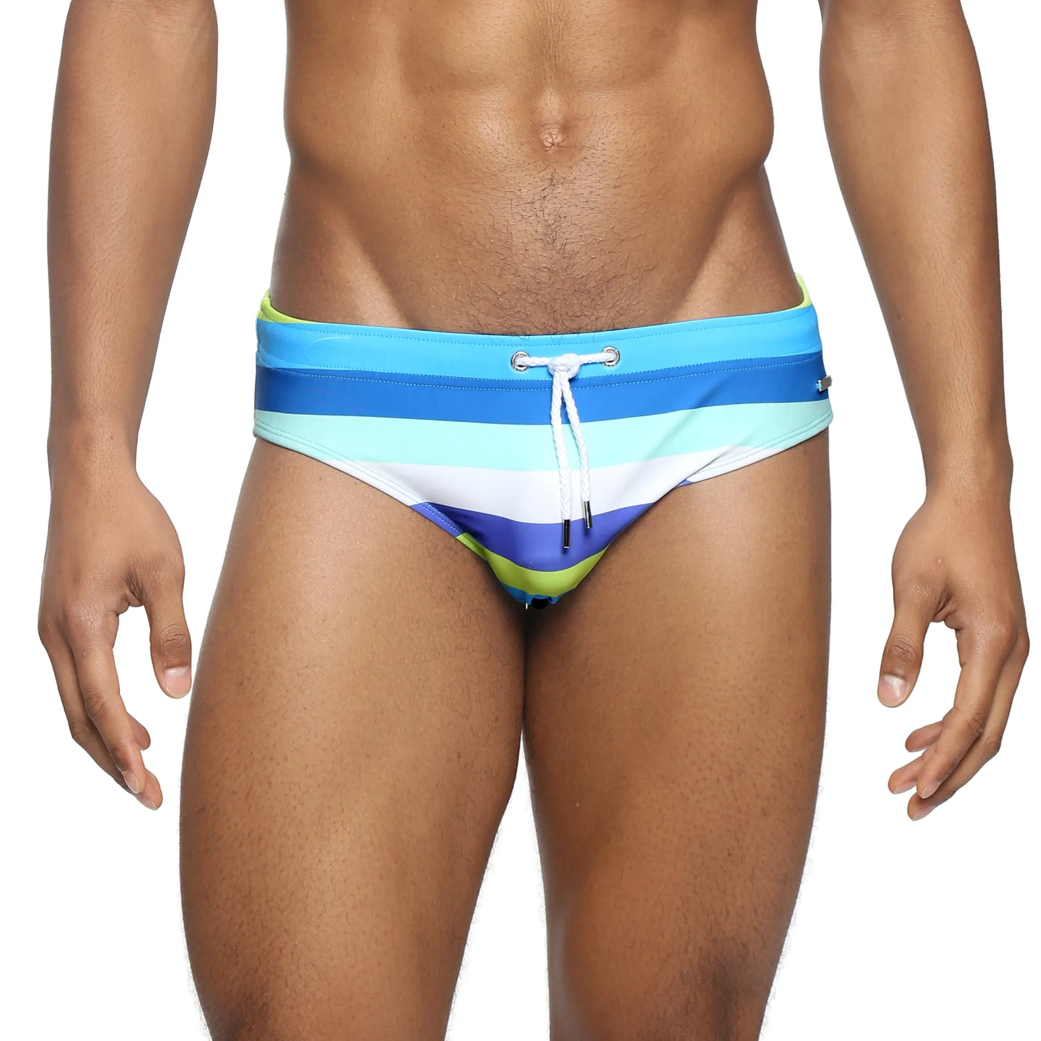 Parke & Ronen Printed Meridian Bikini - Azure Ischia sold by Underwear Expert