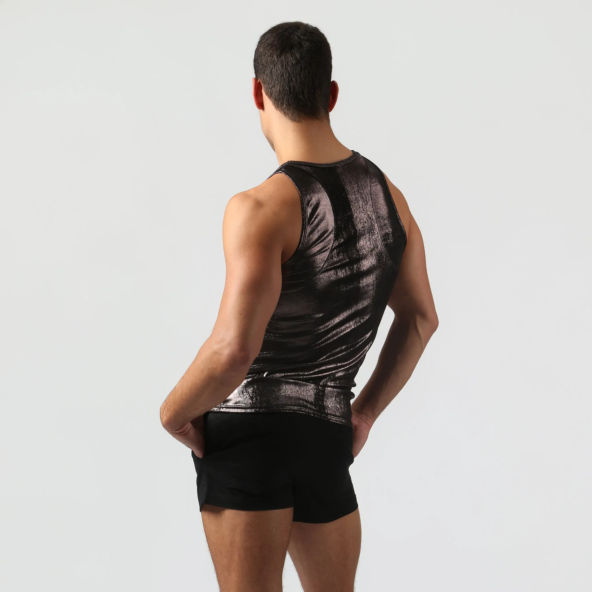 Parke & Ronen Bronze Black Spettacolo Tank sold by Underwear Expert product image thumbnail 2