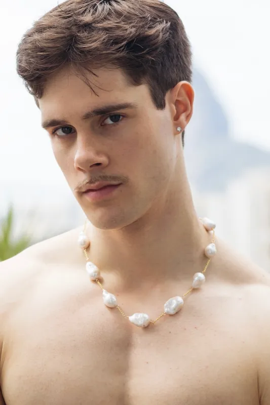 Etalon Stringed Pearl Necklace made by Underwear Expert