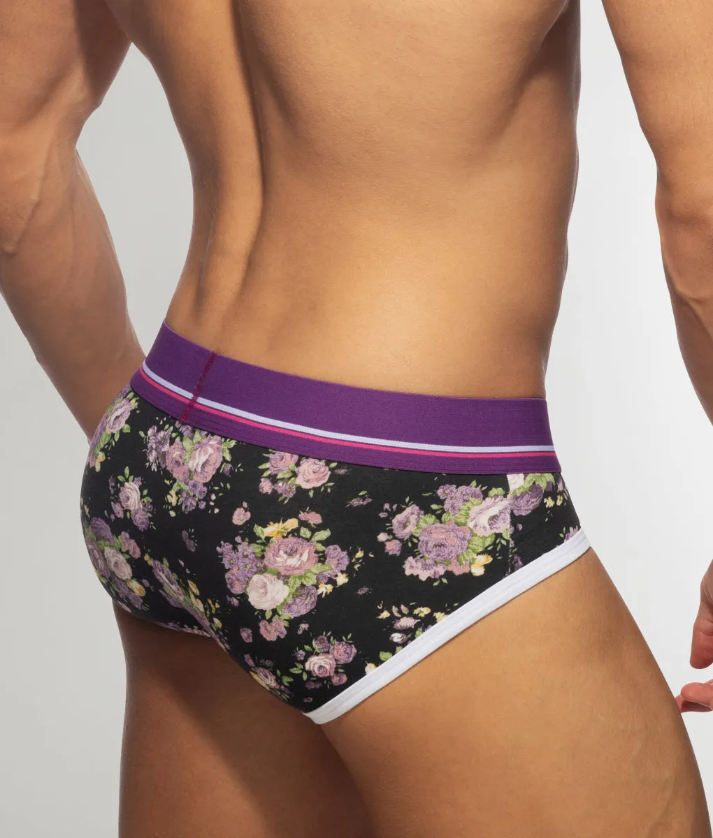 Addicted Violet Flowers Brief sold by Underwear Expert product image thumbnail 2