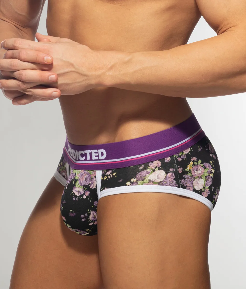 Addicted Violet Flowers Brief sold by Underwear Expert product image thumbnail 3