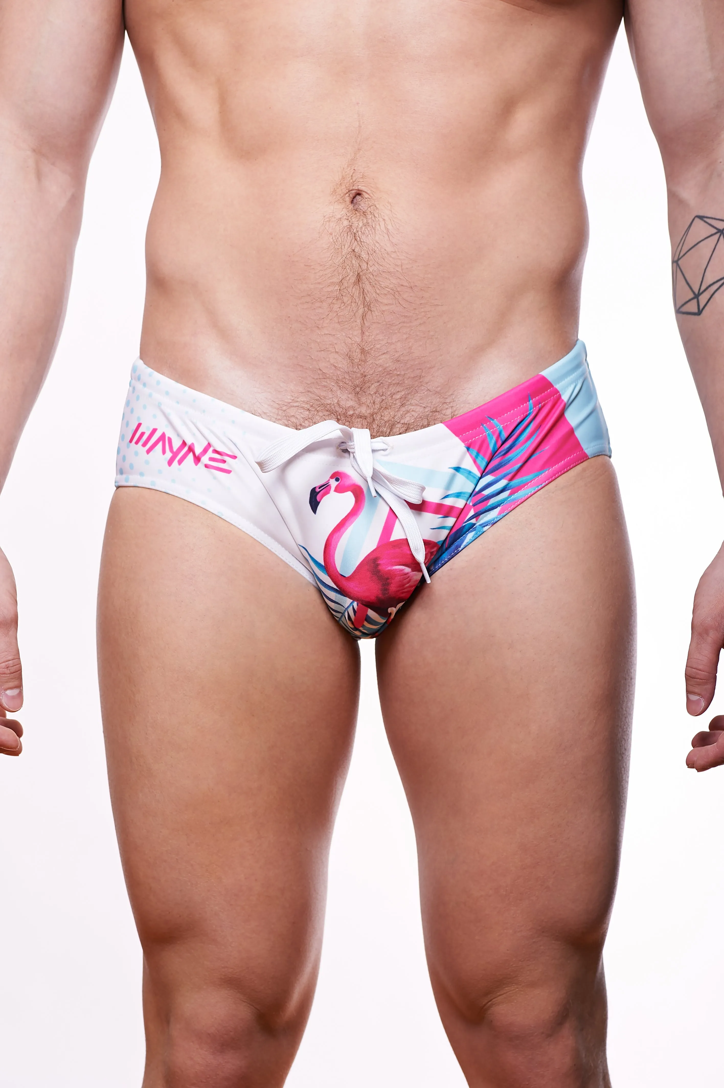 Wayne Flamingo Paradise Speedo sold by Underwear Expert