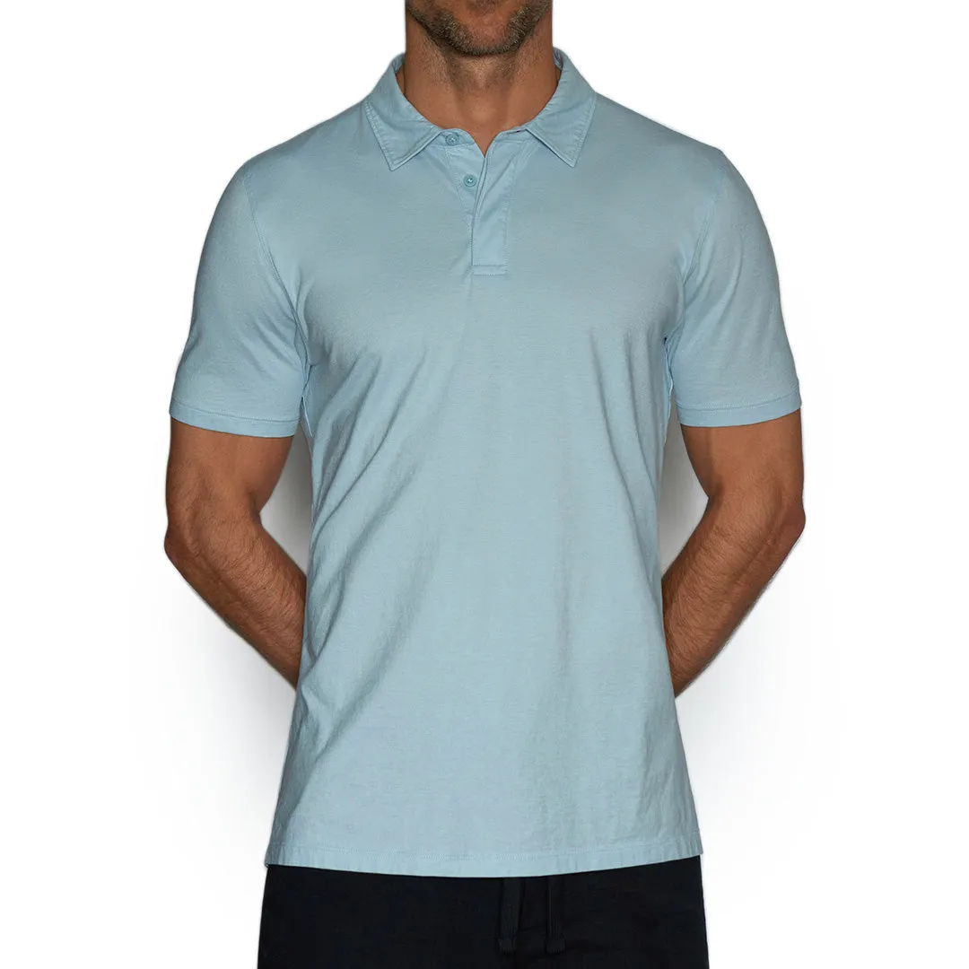 C-IN2 Perfect Pima Relaxed Polo Blythe Blue sold by Underwear Expert