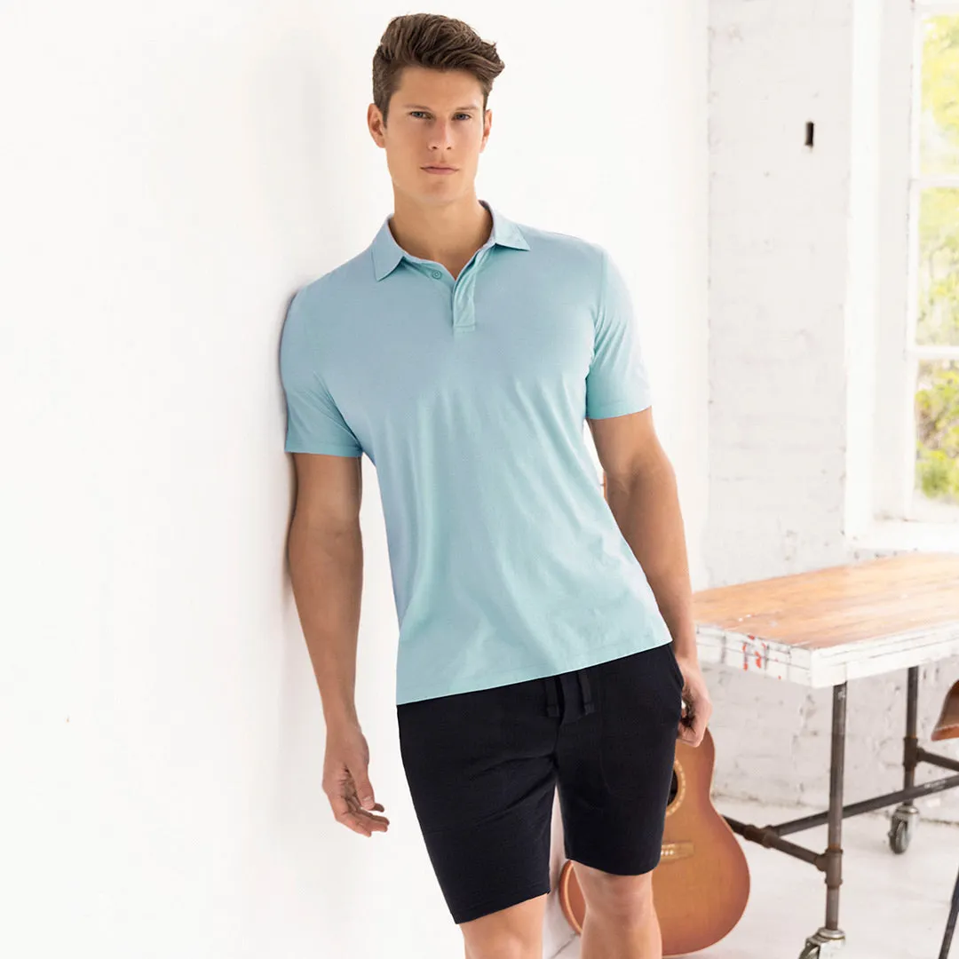 C-IN2 Perfect Pima Relaxed Polo Blythe Blue sold by Underwear Expert product image thumbnail 3