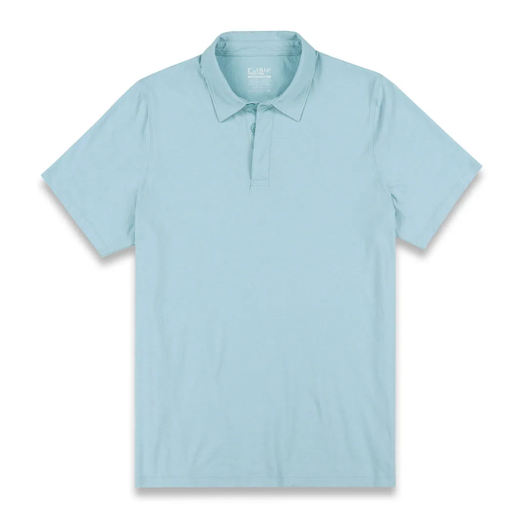 C-IN2 Perfect Pima Relaxed Polo Blythe Blue sold by Underwear Expert product image thumbnail 4