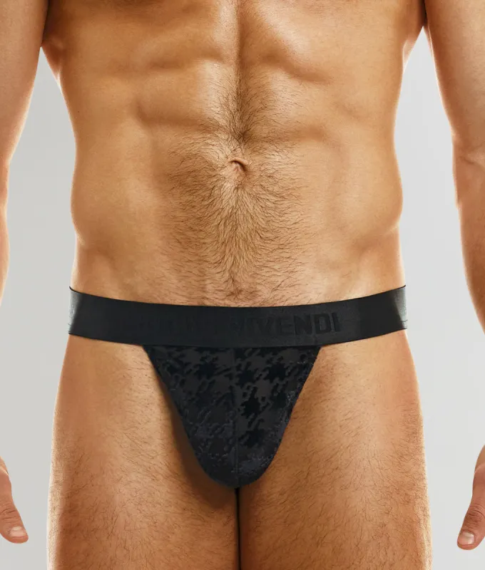 Modus Vivendi Pied de Poule Thong sold by Underwear Expert