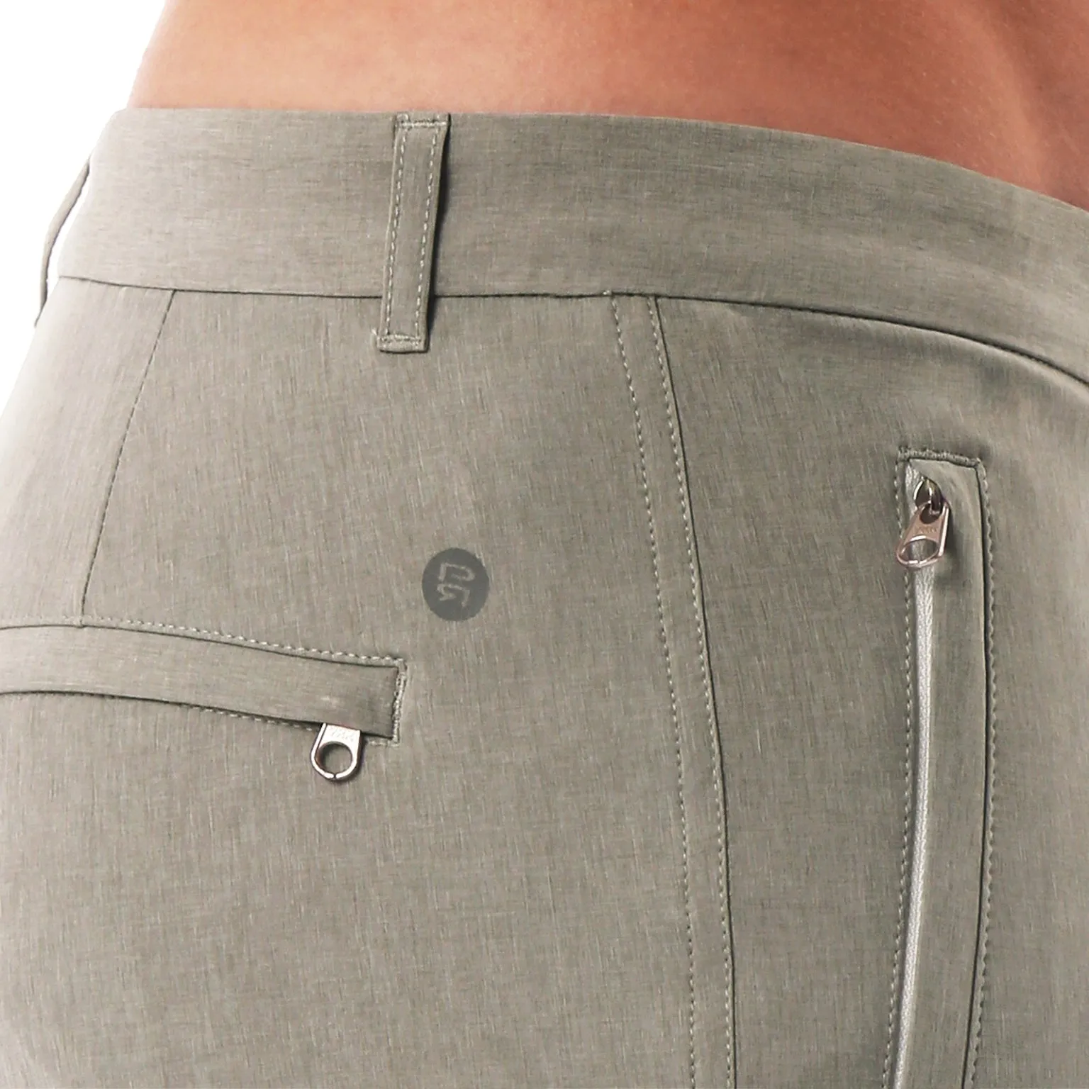 Parke & Ronen Actionwear Dove Grey Action Stretch Holler Short sold by Underwear Expert product image thumbnail 4